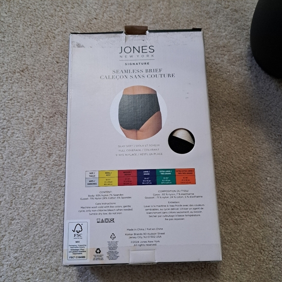 Jones New York Seamless Briefs | 5 Pack Underwear Women's Small - Picture 5 of 9